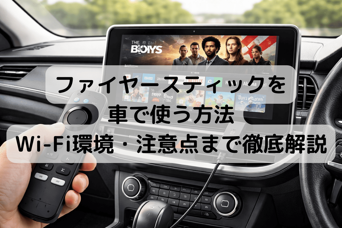 車載ファイヤースティック完全攻略！接続手順と映らない原因の全貌