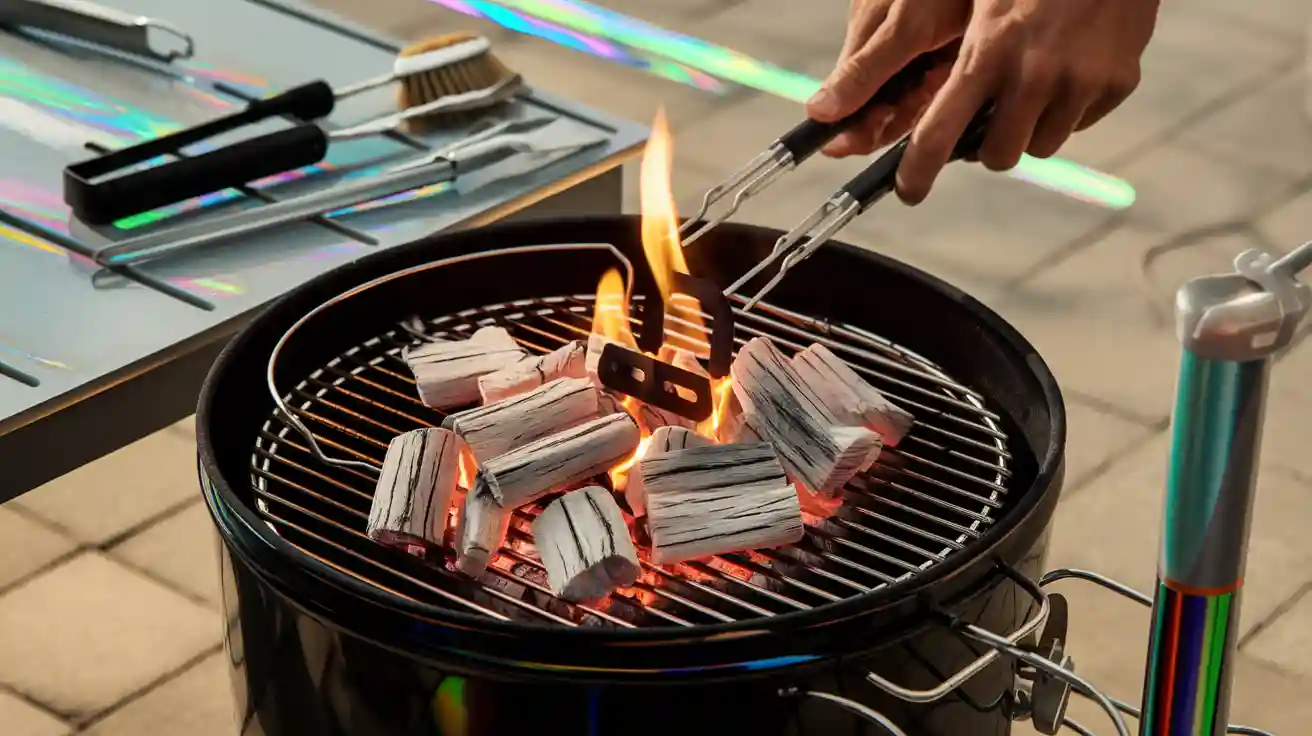 Lighting a Charcoal Bbq