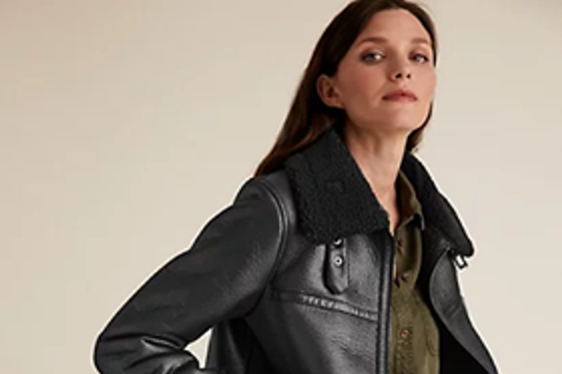 Marks and Spencer Faux Leather Jacket