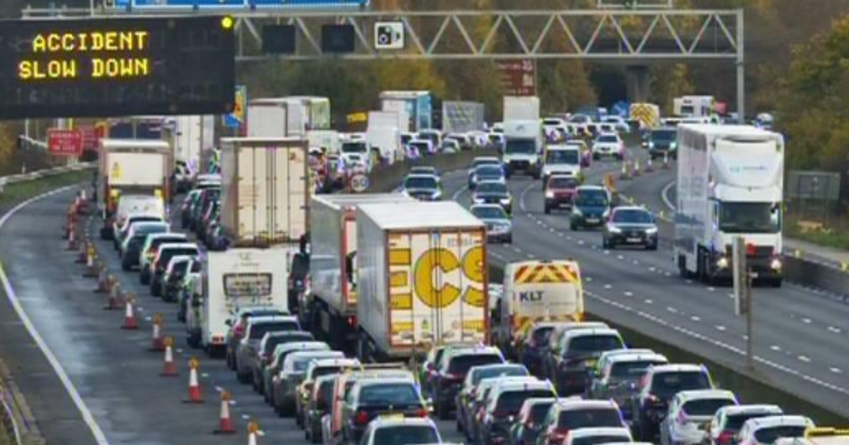 M25 Traffic Is Experiencing Long Delays After a Crash