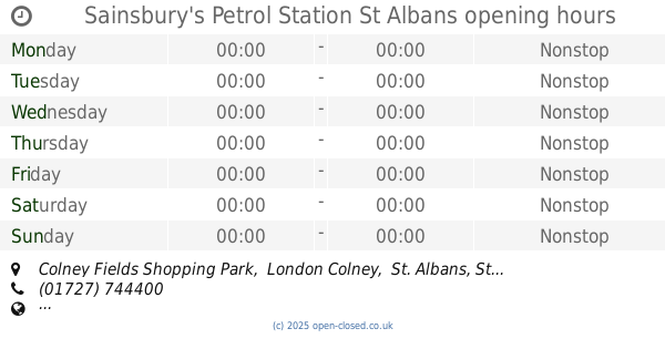 London Colney Shopping Centre Opening Times