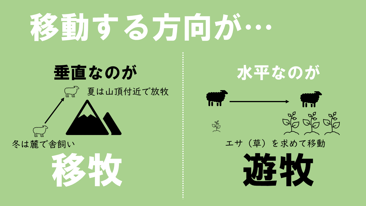 遊牧と放牧の違いとは？定住の有無や移牧の謎を現場データで徹底比較