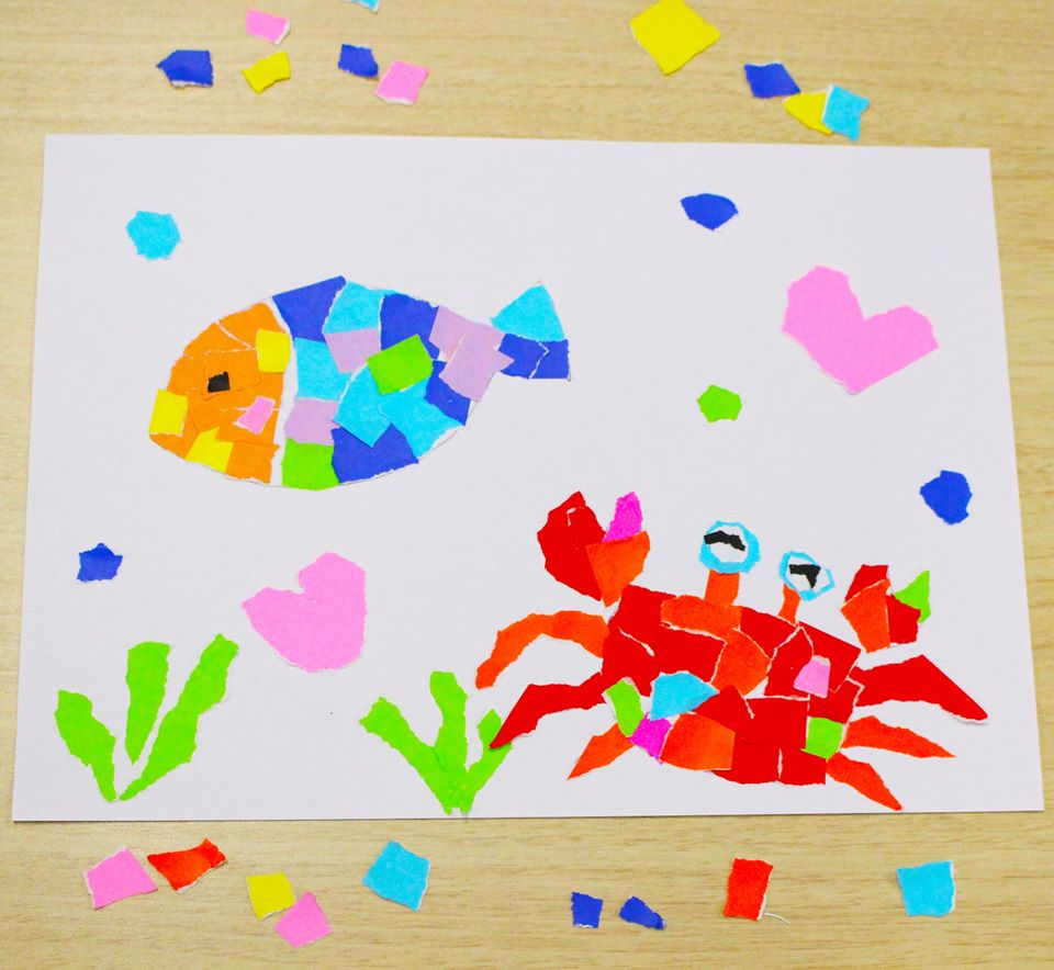 子供のちぎり絵作品が劇的進化！年齢別アイデアと失敗しない飾り方