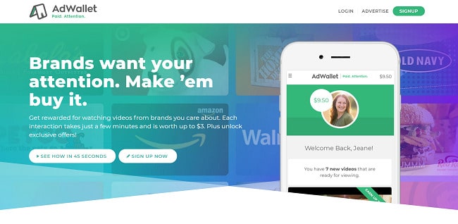 Adwallet Get Paid to Watch Ads 2026