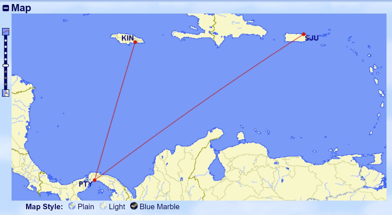 How Far Is Jamaica from Puerto Rico