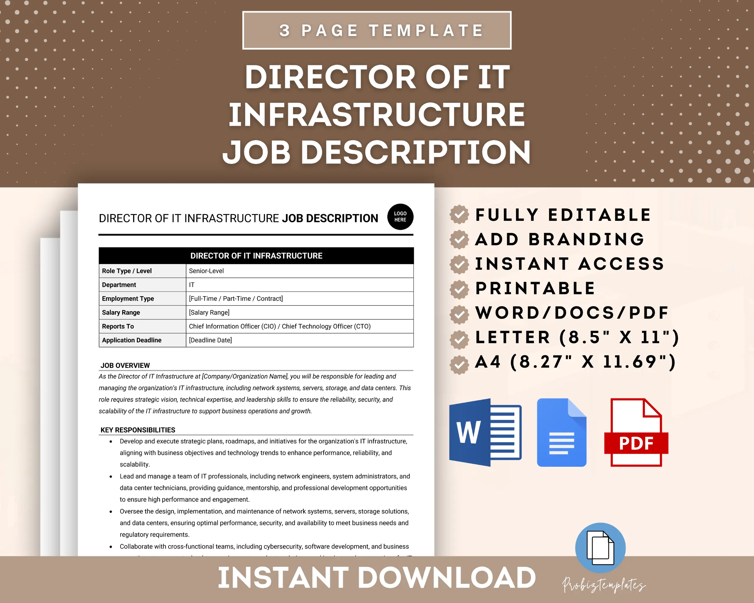 It Infrastructure Consultant Job Description