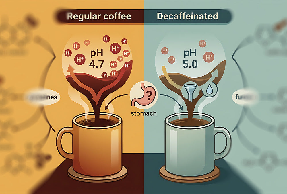 Is Decaf Less Acidic Than Regular Coffee