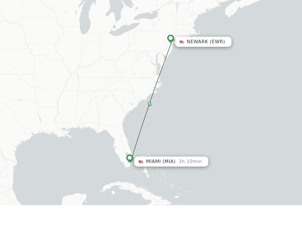 Newark Airport to Miami International