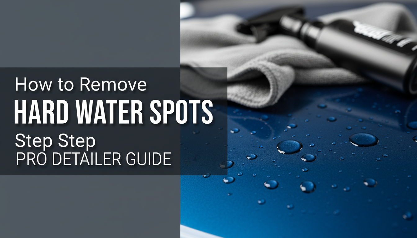 How to Remove Hard Water Spots