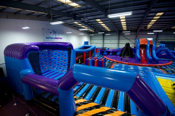 Inflata Nation Inflatable Theme Park Manchester