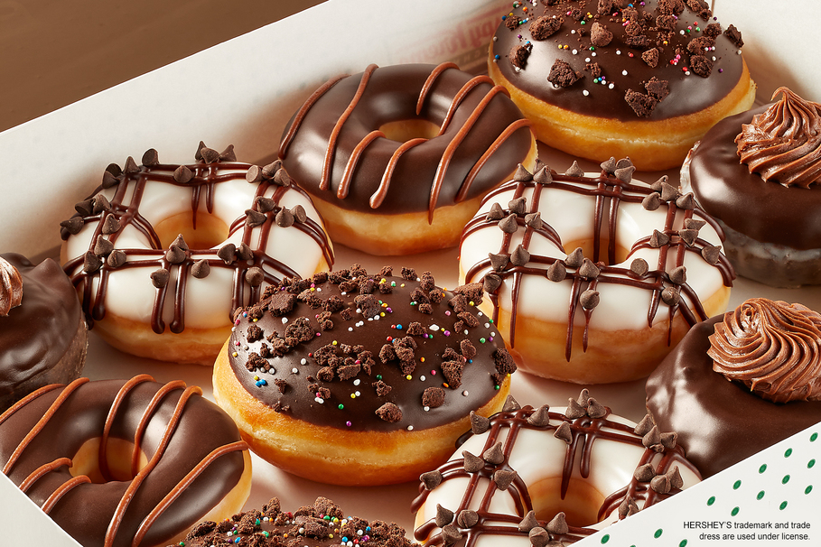 Chocolate Krispy Kreme Doughnuts