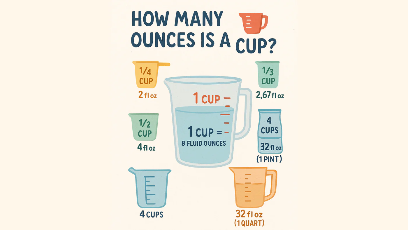 How Much Water Is in One Cup