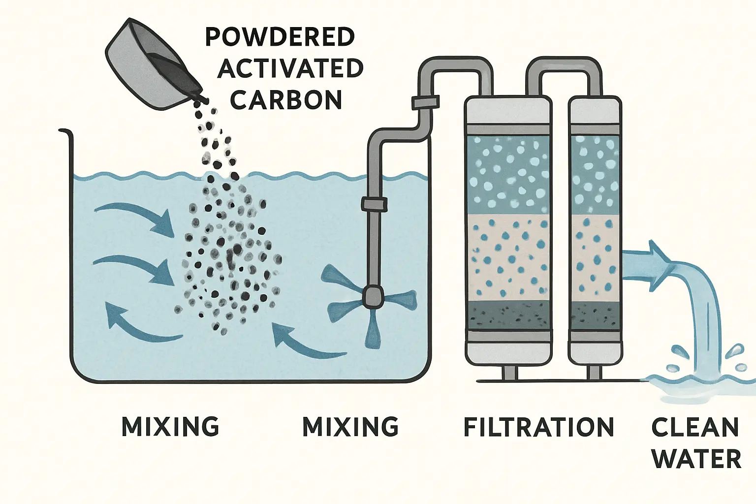 Powdered Activated Carbon for Water Treatment