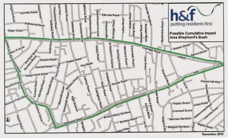 Is Shepherds Bush in the Congestion Zone