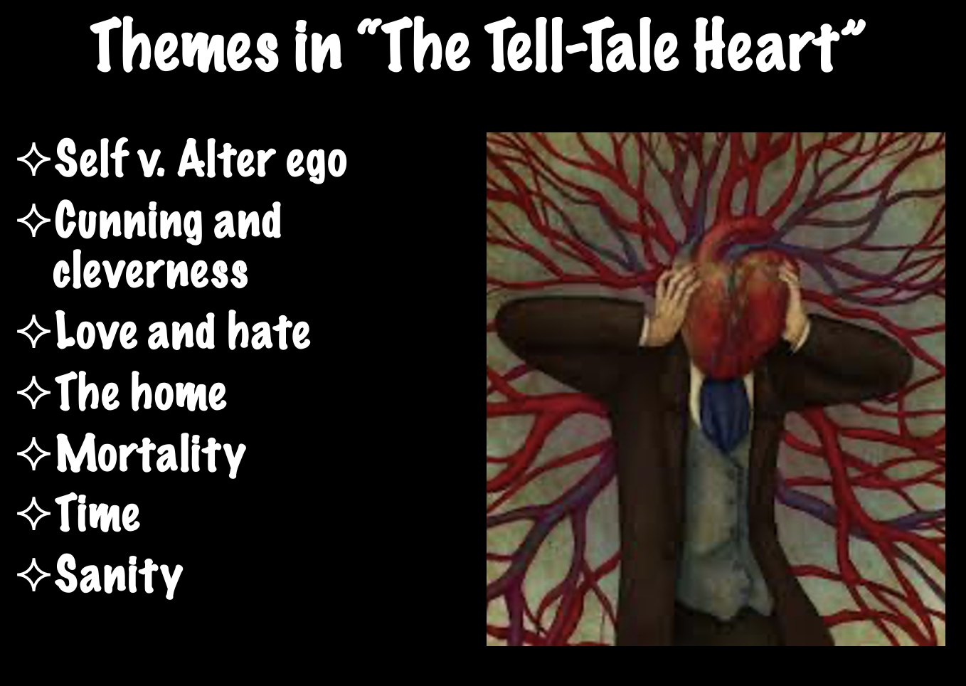 What Is the Main Idea of the Tell Tale Heart