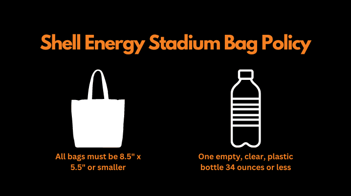 Bag Policy at Rady Shell