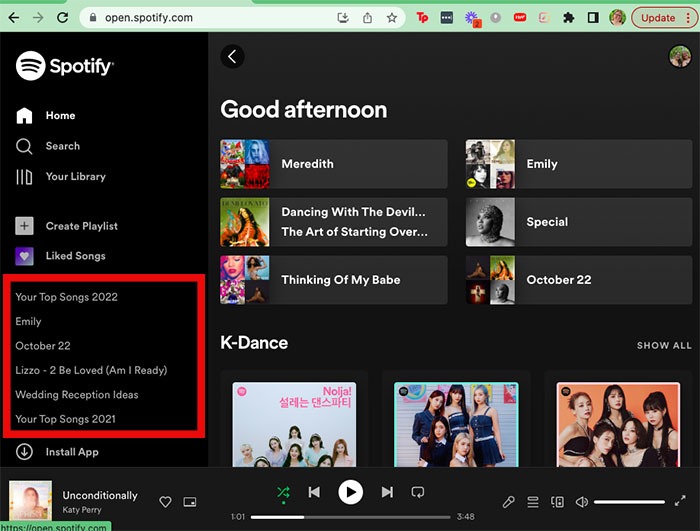 Https Open. Spotify. Com User Terkitty Playlist 0Tymrtwdws0V8Svi7Kt7Lb