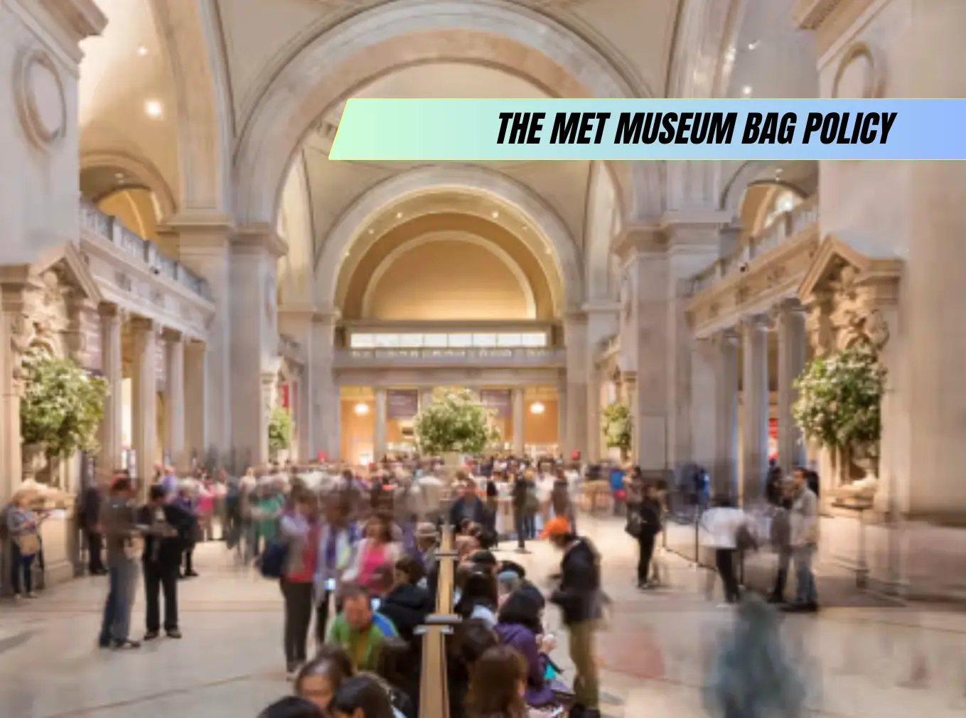Met Museum Bag Policy Reddit