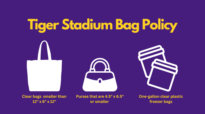 Lsu Game Day Bag Policy
