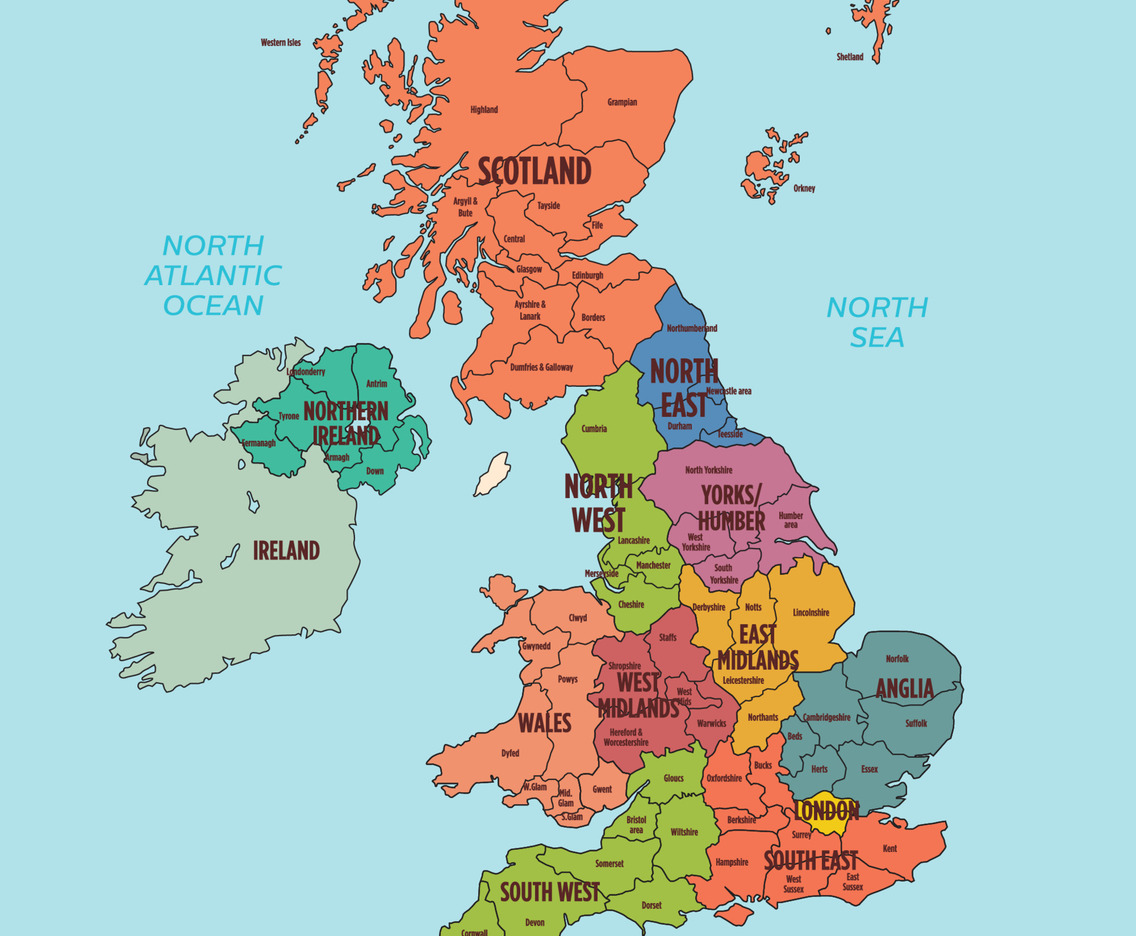 Regions of the Uk