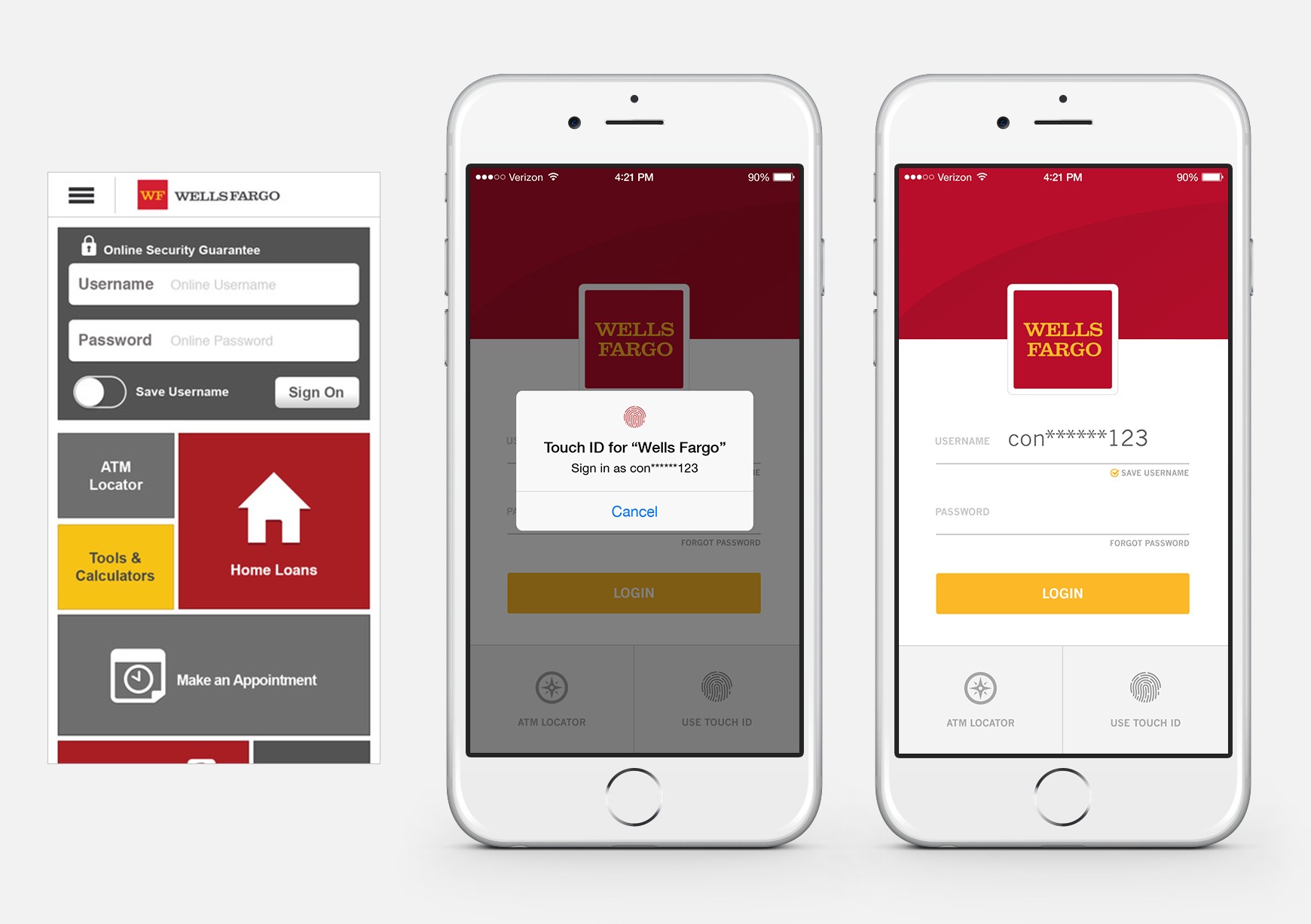 Wells Fargo Login in Mobile