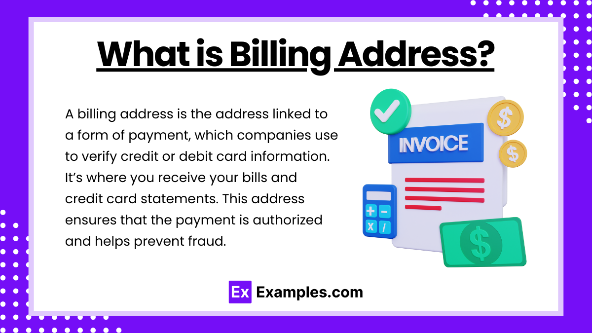 What Does a Billing Address Mean