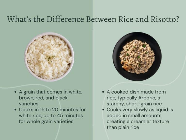 What Is the Difference Between Rice and Risotto