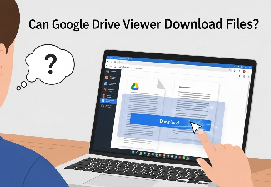 Can a Viewer on Google Drive Download