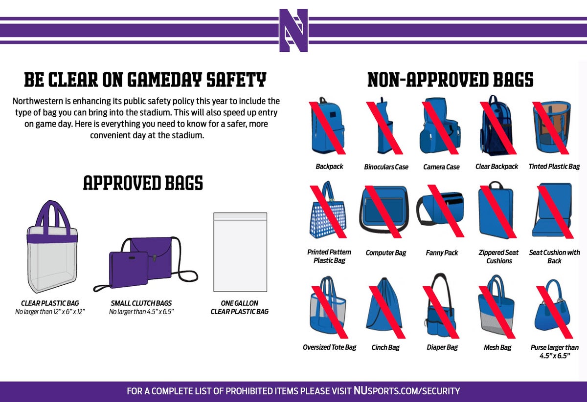 Ryan Field Clear Bag Policy