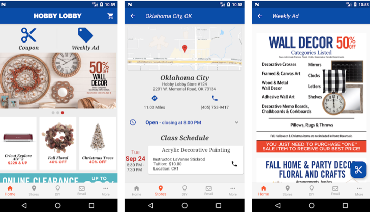 Hobby Lobby Mobile App for Android
