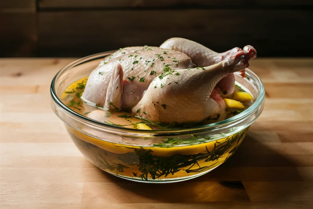 Wet Brine Whole Chicken