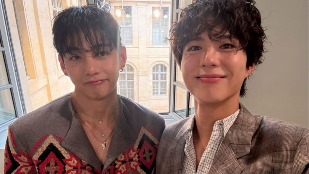 Park Bo-Gum and Taehyung