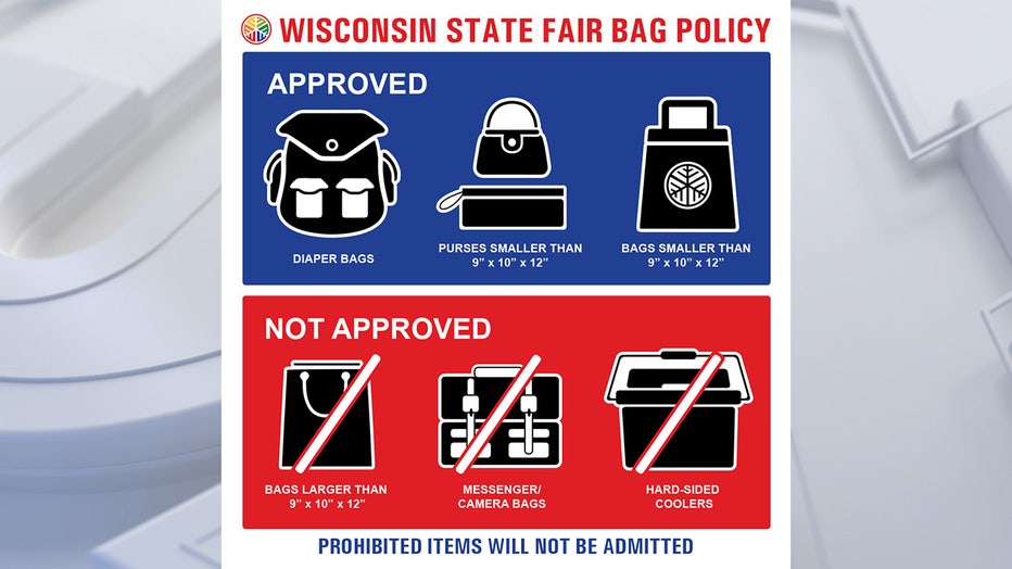 Wi State Fair Bag Policy