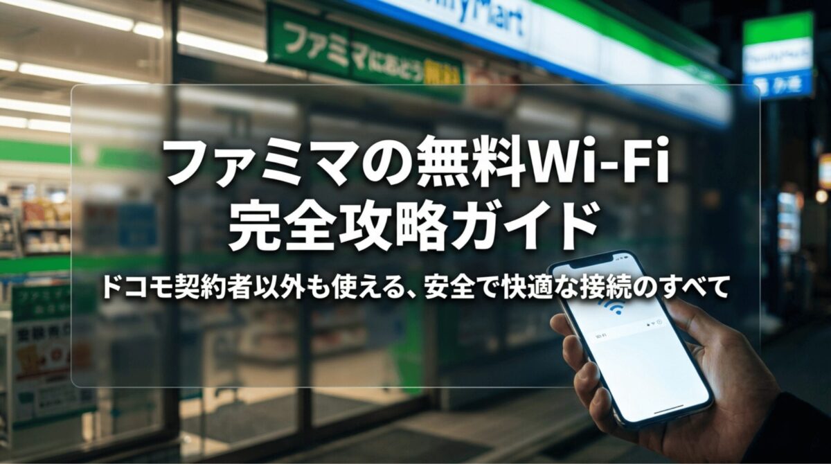 ファミマのWi-Fi終了の真相！繋がらない理由と最新代替ネット活用術