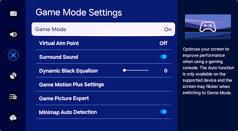 What Does Game Mode Do on Samsung Tv
