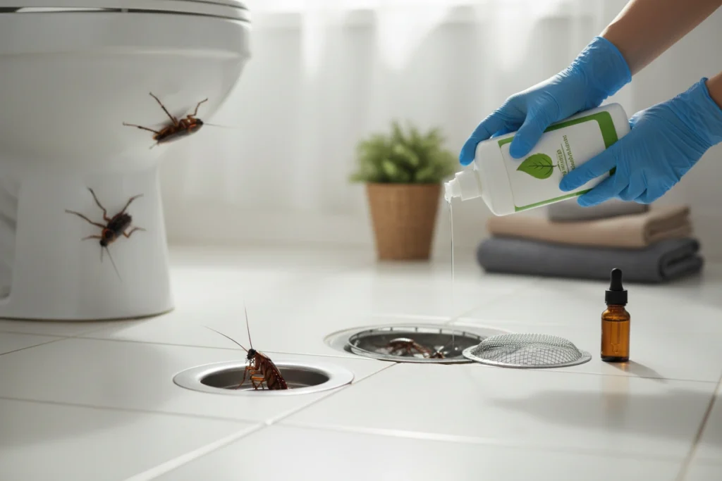 How to Stop Roaches Coming up Drain