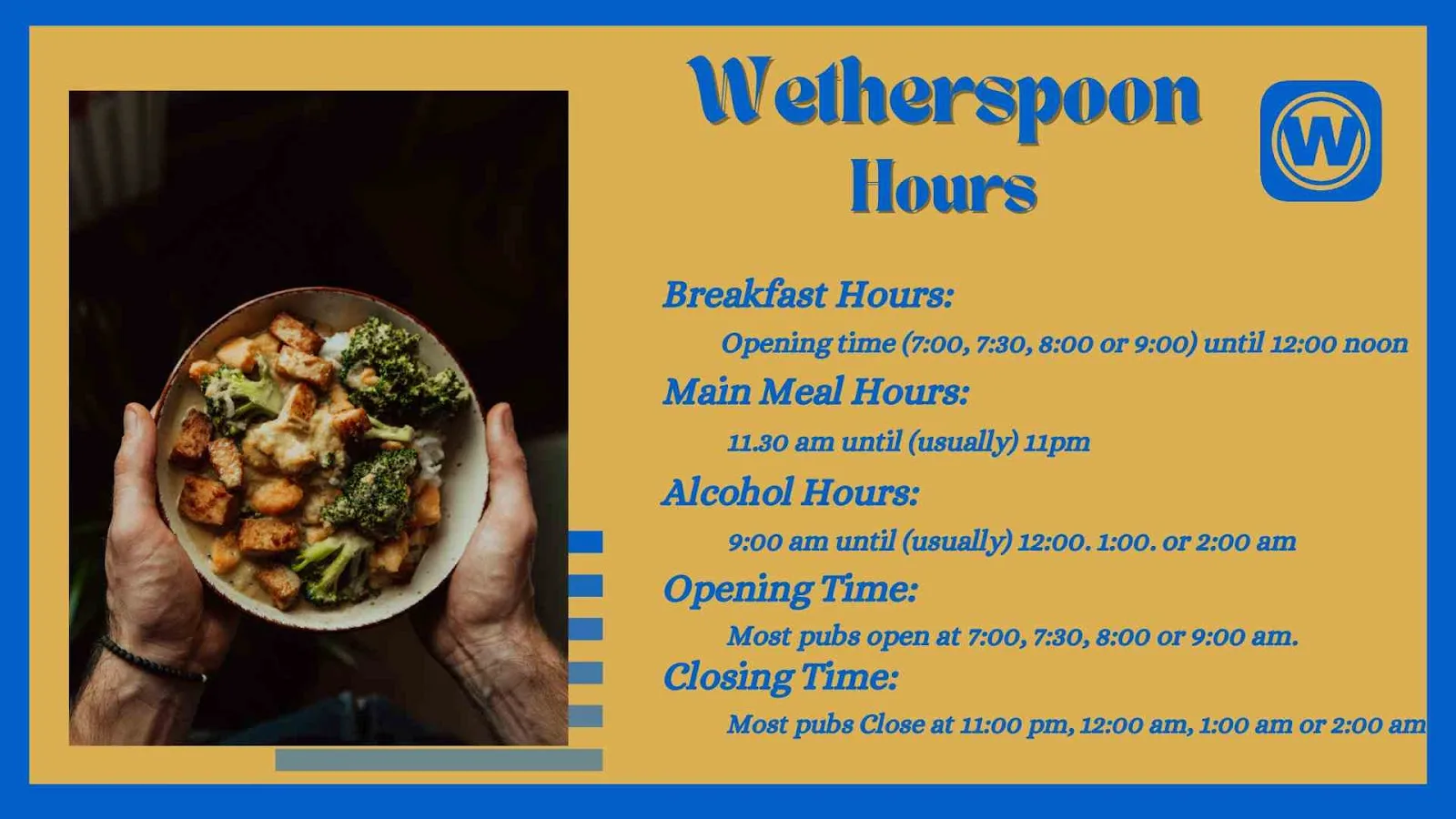 What Time Is Breakfast Served Until at Wetherspoons