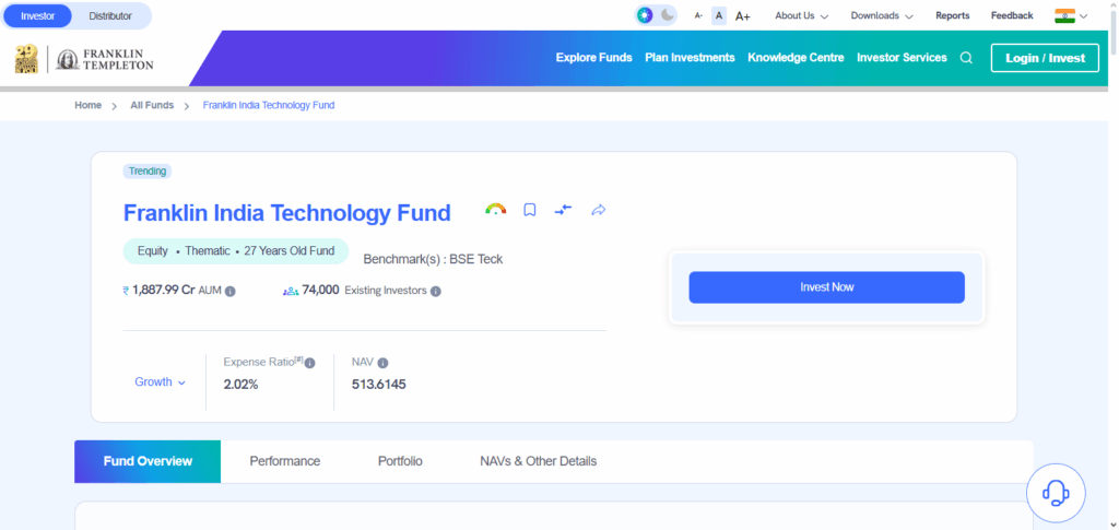 Franklin Best Technology Funds