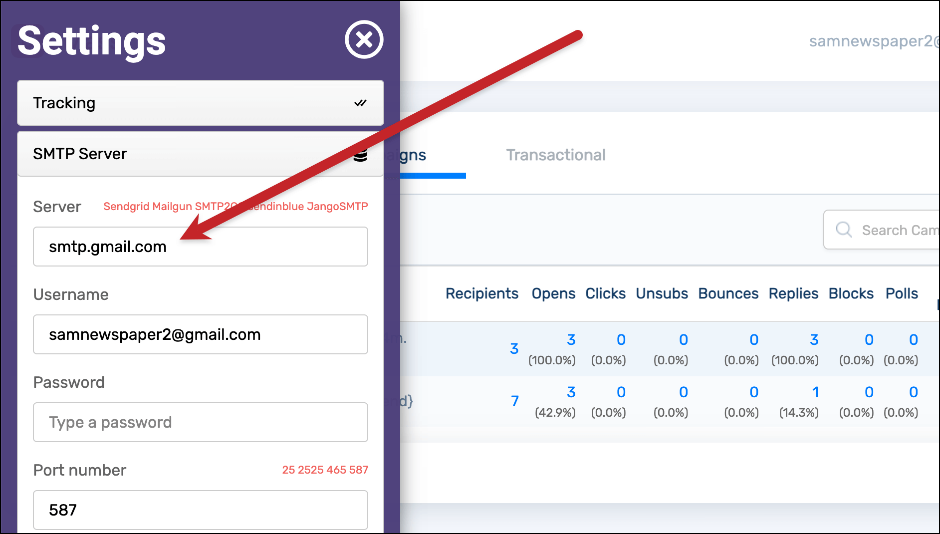 Gmail Smtp Info