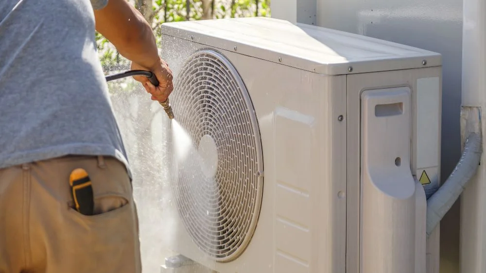 Clean Outdoor Ac Unit