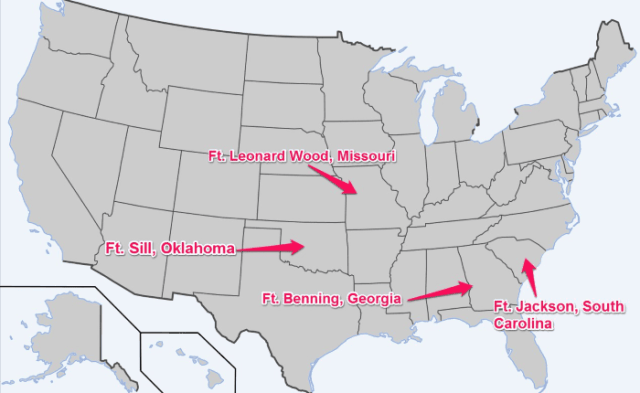 How Many Army Basic Training Bases Are There