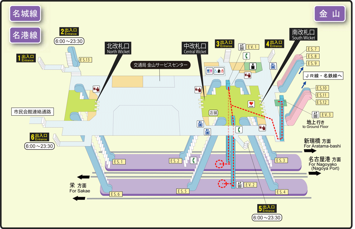 金山駅の地下鉄乗り換えで迷う理由とは？名城線攻略と最短ルート真相