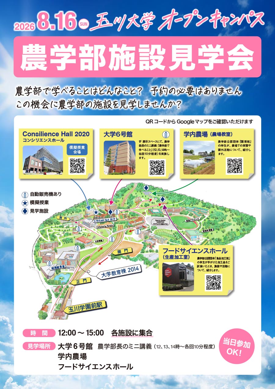 玉川大学オープンキャンパス2026完全ガイド！予約のコツと回り方