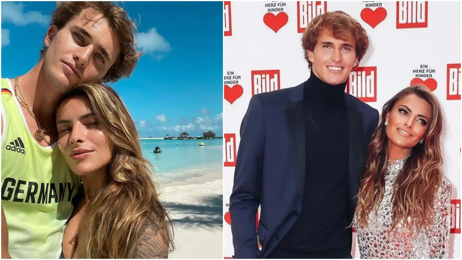 Alexander Zverev’s Girlfriend Shares Glamorous Beach Photo in Striking Dress