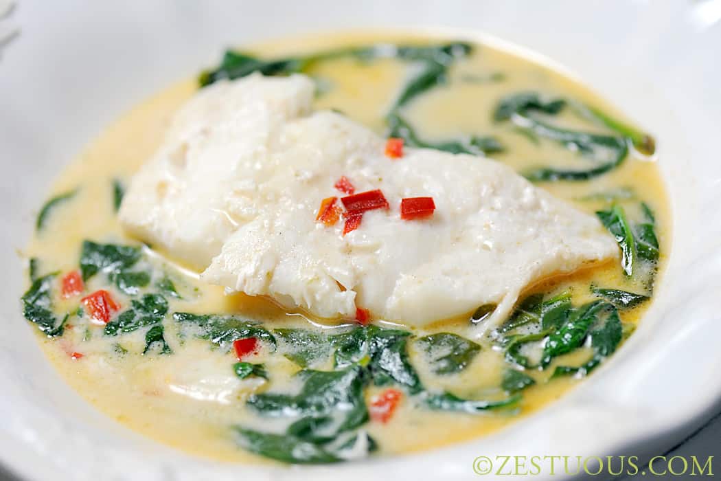 Poached Cod in Milk