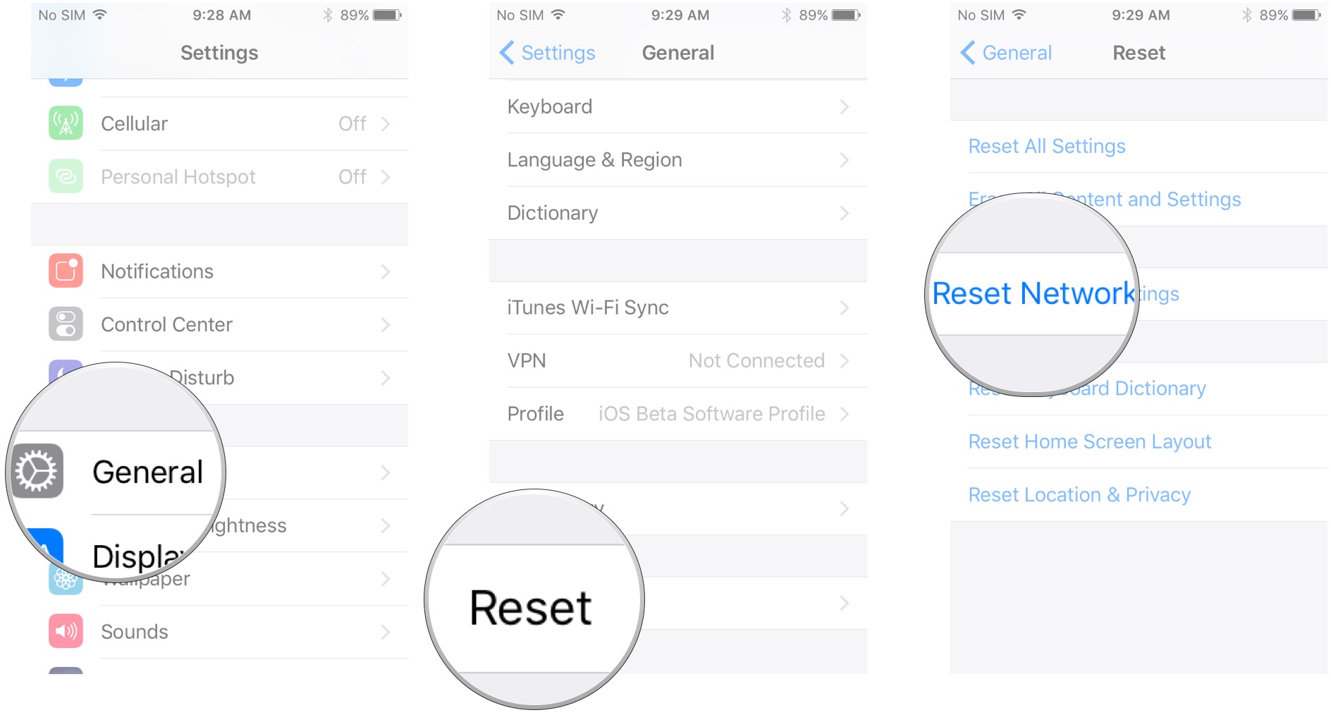 What Does Reset Network Settings Iphone