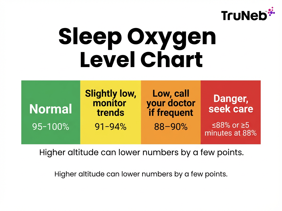Normal Blood Oxygen Level While Sleeping