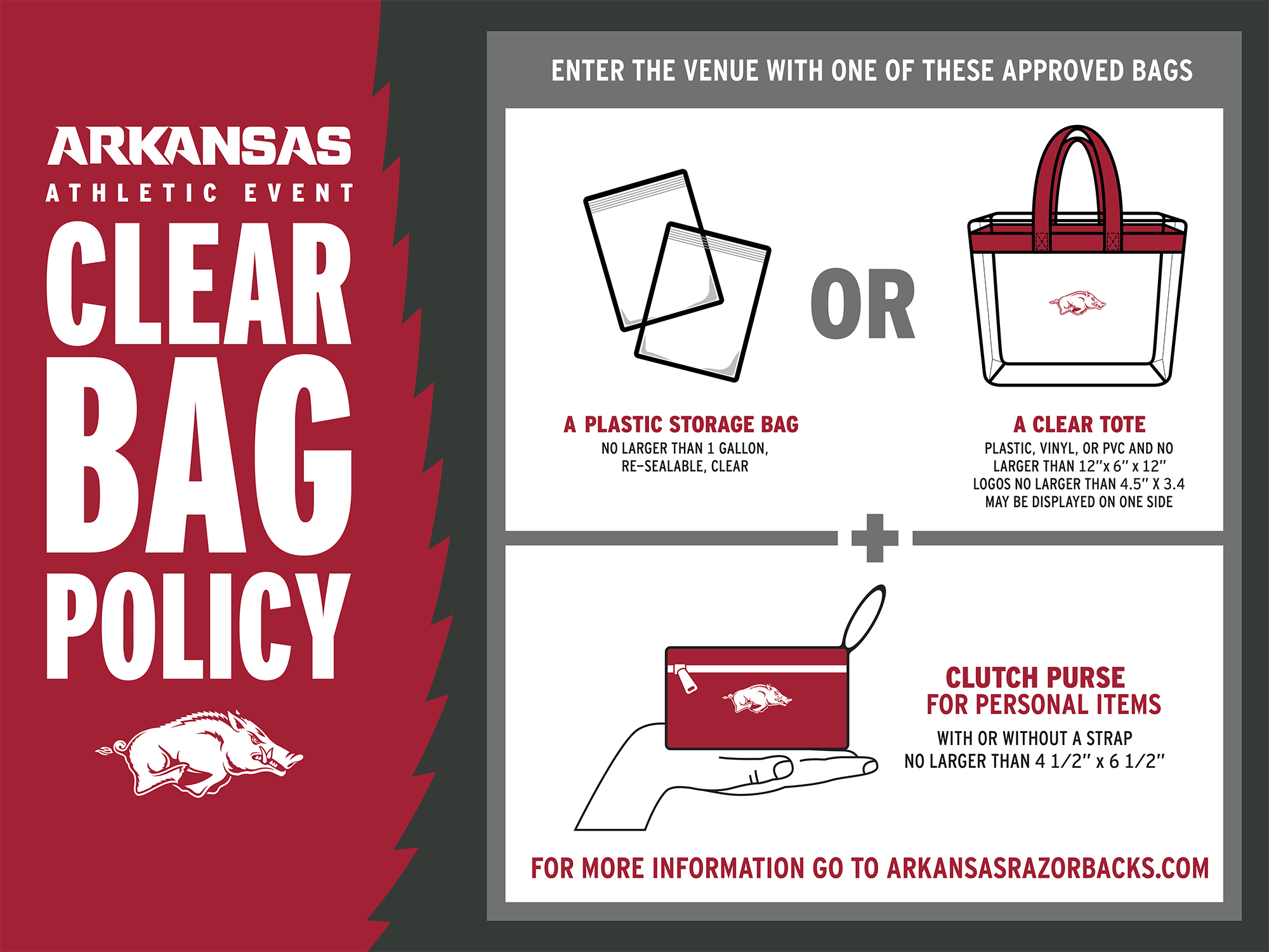 Ncaa Clear Bag Policy 2018