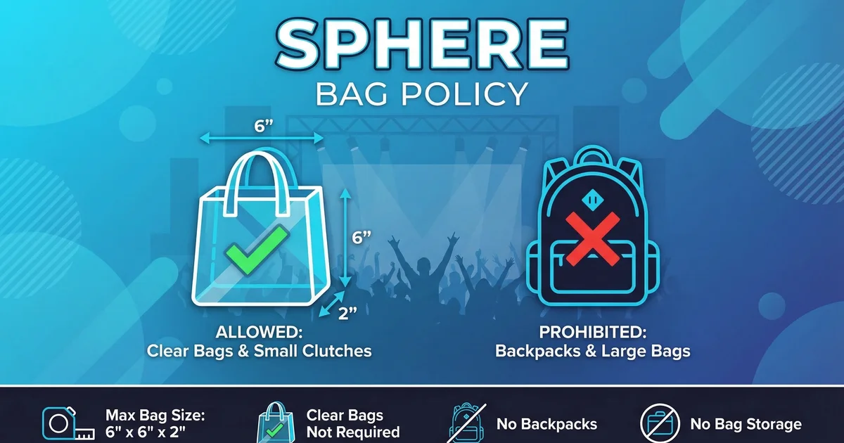 Bag Policy Las Vegas Sphere
