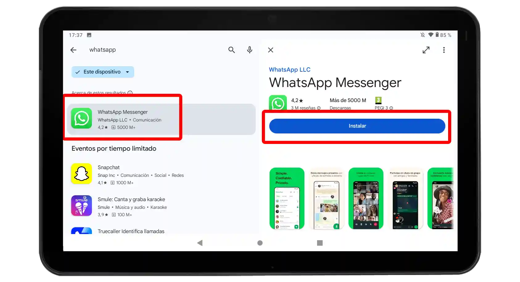 Installer Whatsapp Messenger